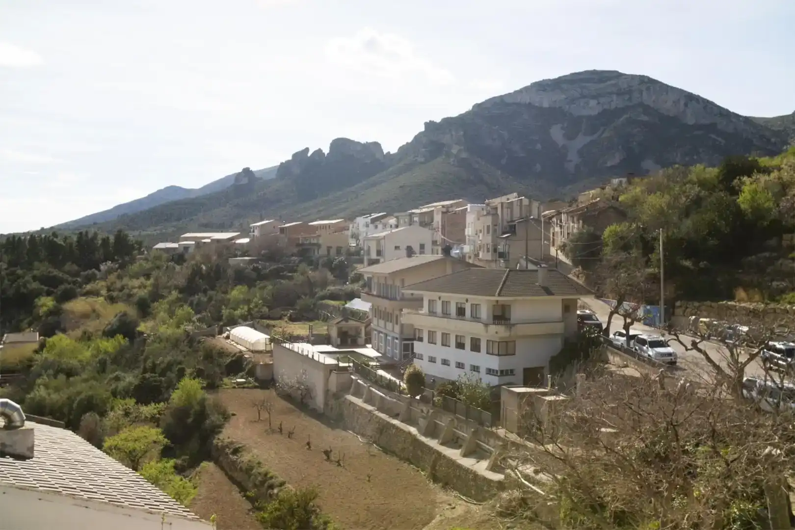 Exterior view of Flat for sale in Mas de Barberans  with Air Conditioner, Parquet flooring and Furnished