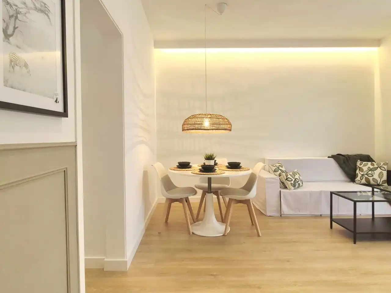 Dining room of Flat for sale in Terrassa  with Air Conditioner, Heating and Parquet flooring
