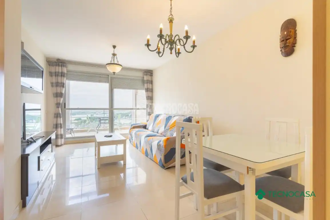 Sala de estar de Piso en venta en Roquetas de Mar con Aire acondicionado y Terraza