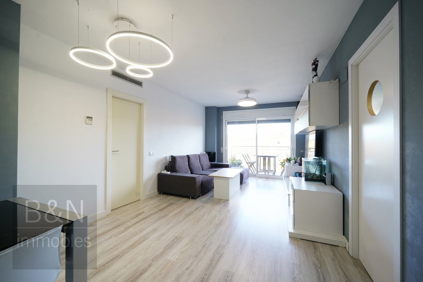 Sala de estar de Piso en venta en Sabadell con Aire acondicionado, Calefacción y Piscina