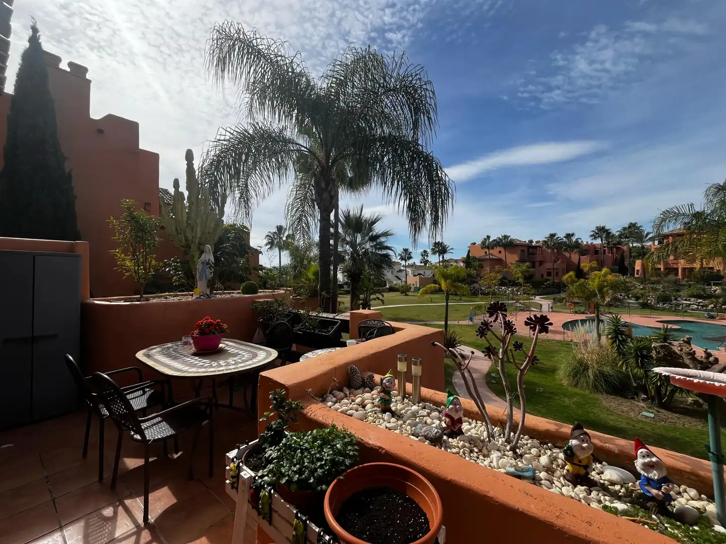 Jardín de Apartamento en venta en Estepona con Aire acondicionado, Terraza y Trastero