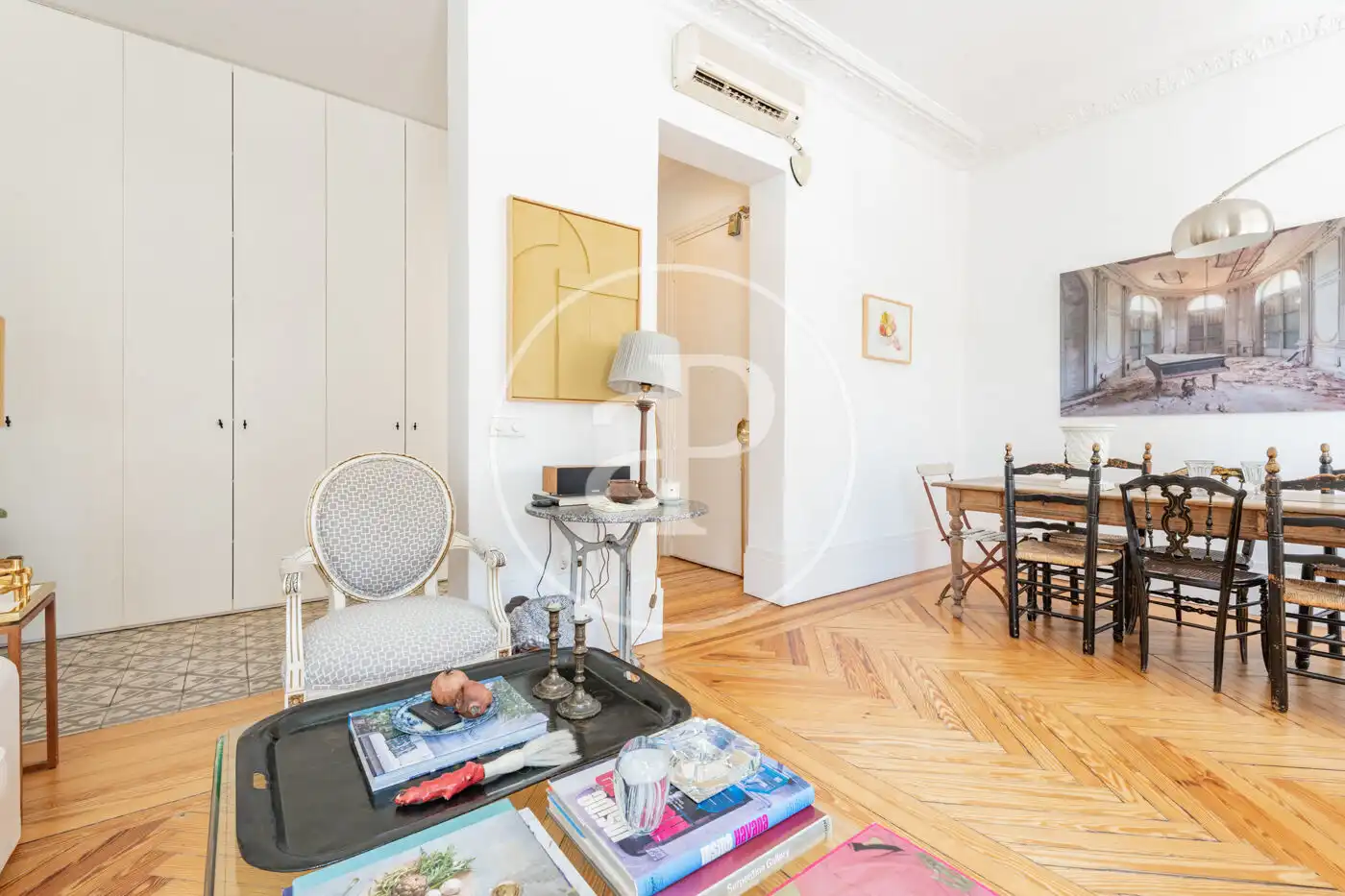 Sala d'estar de Pis en venda en Madrid amb Aire condicionat, Calefacció i Balcó