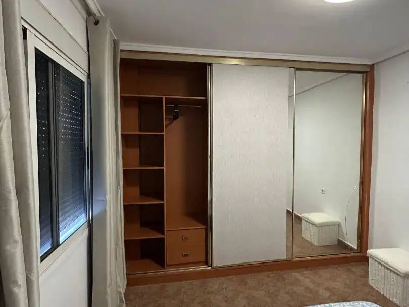 Schlafzimmer von Wohnung zur Miete in  Valencia Capital mit Klimaanlage und Terrasse