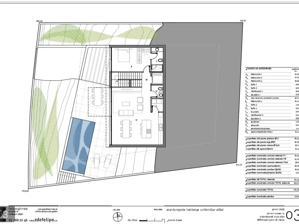 Wohnbaugrundstück zum Verkauf in Carrer de la Masia 14, imagen 3