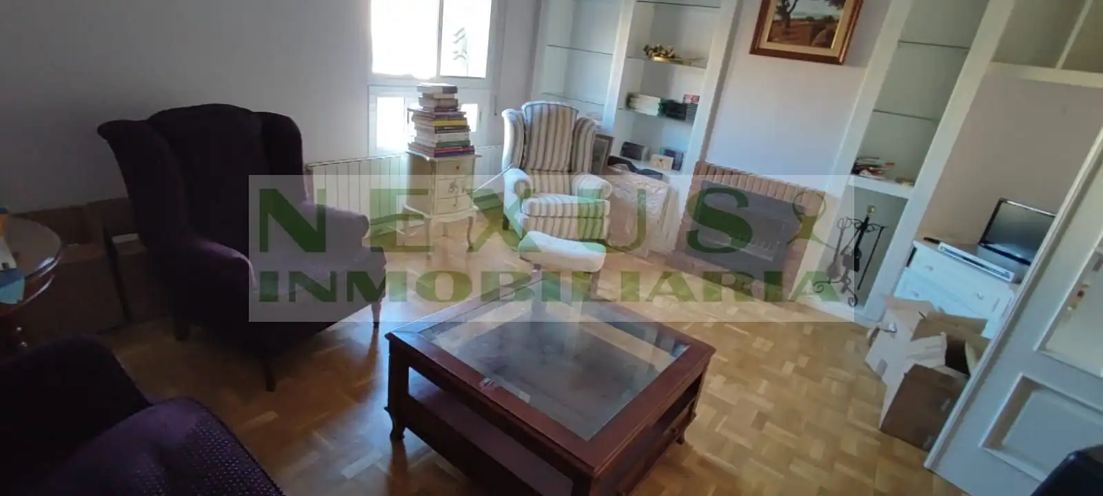 Living room of Flat for rent in Cáceres  with Air Conditioner, Heating and Furnished