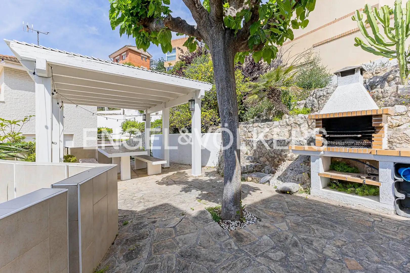 Terraza de Casa o chalet en venta en Sitges con Aire acondicionado, Calefacción y Jardín privado
