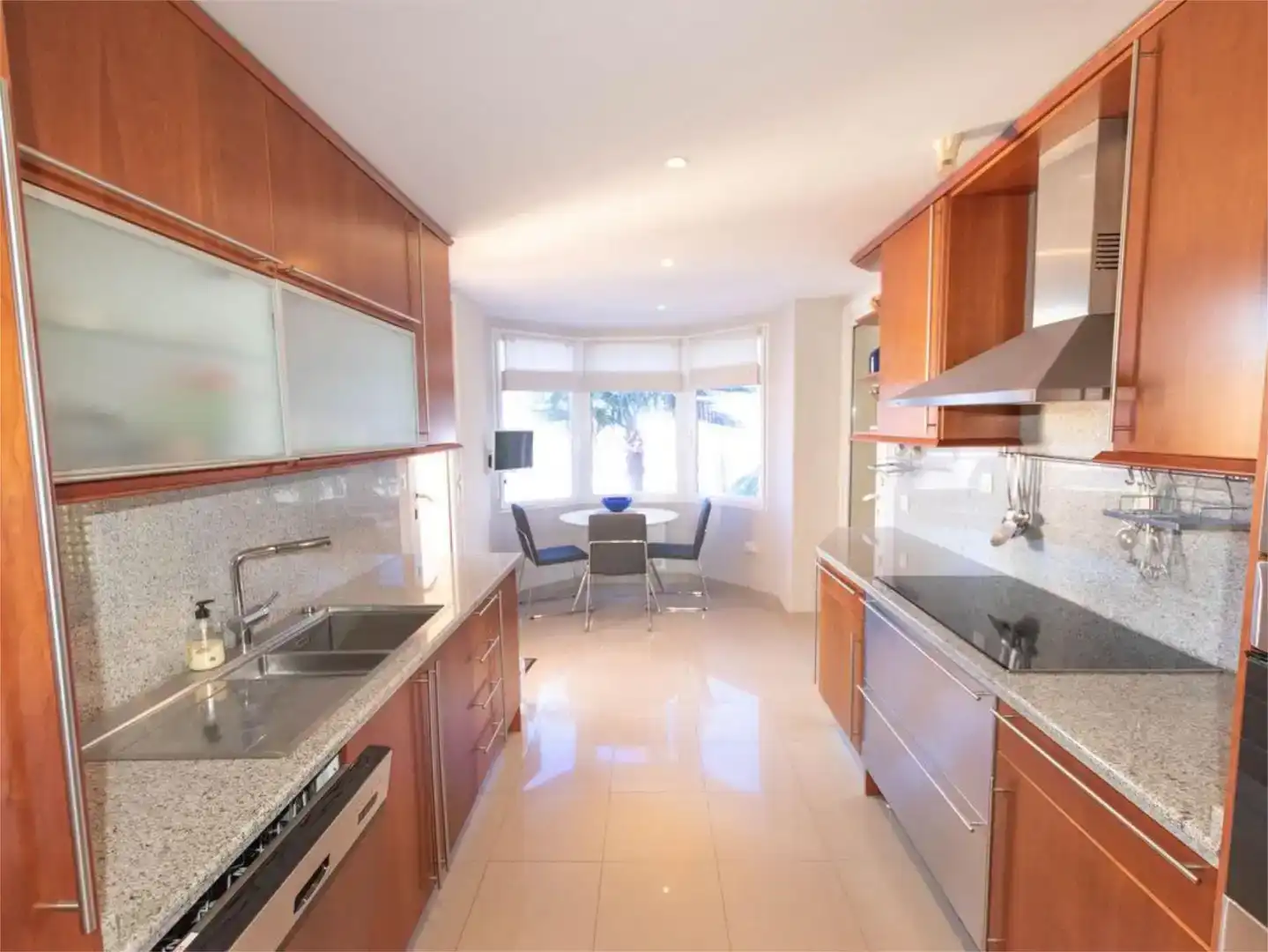 Cocina de Ático en venta en Marbella con Aire acondicionado, Jardín privado y Parquet