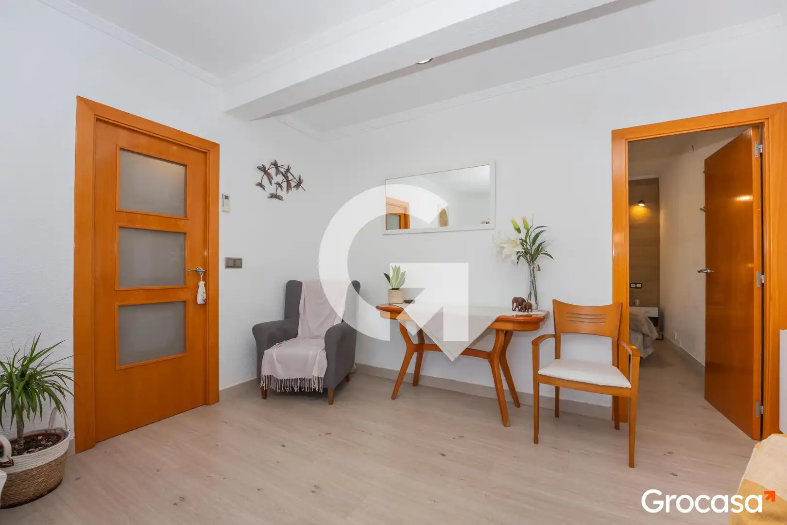 Wohnzimmer von Dachboden zum Verkauf in Cornellà de Llobregat mit Klimaanlage, Heizung und Terrasse
