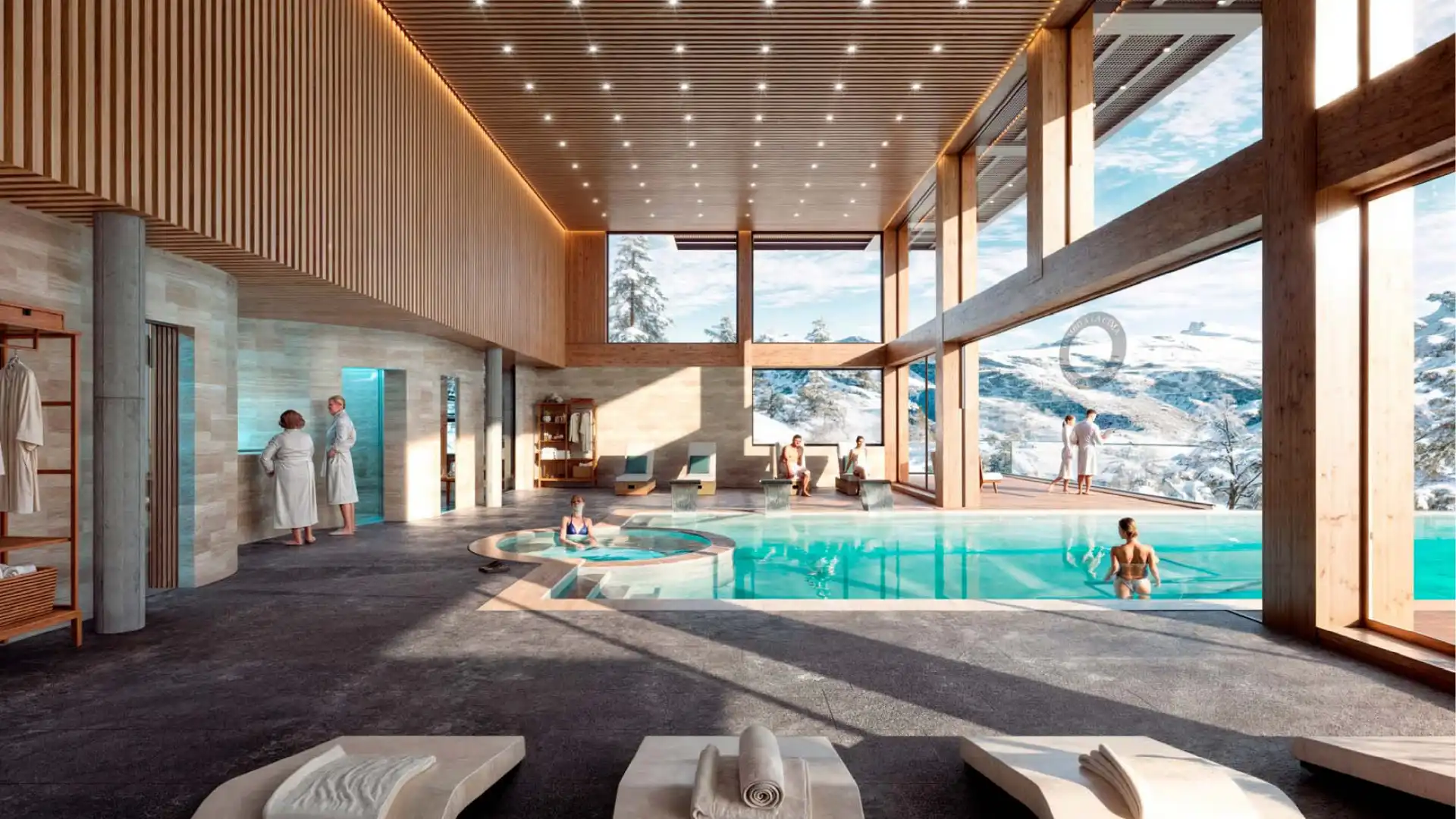 Swimming pool of Apartments for sale in Sierra Nevada  with Air Conditioner, Terrace and Swimming Pool