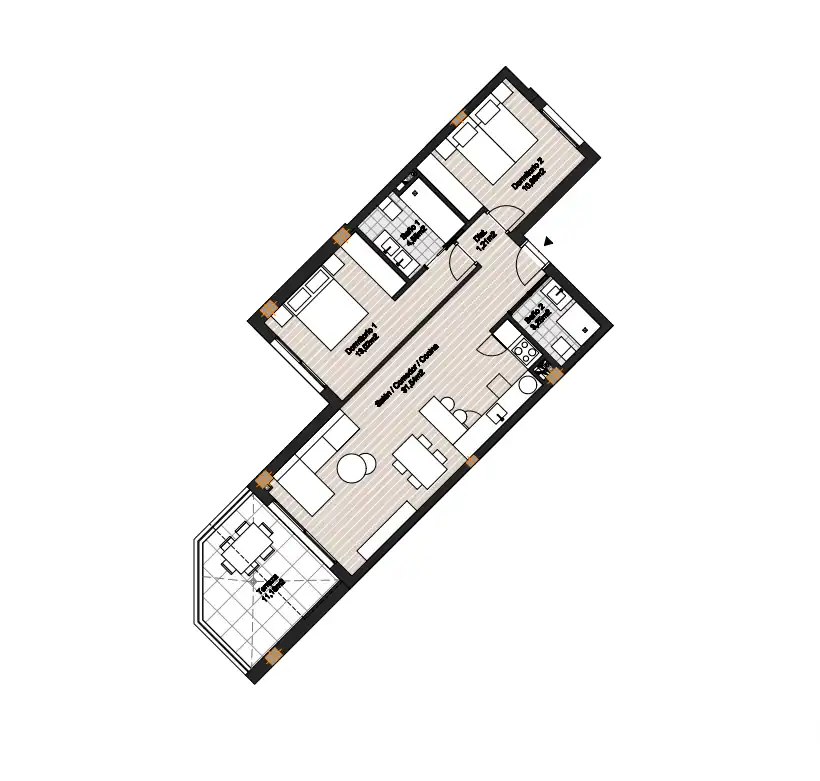 Apartamento en venta en Torrox con Aire acondicionado, Terraza y Piscina