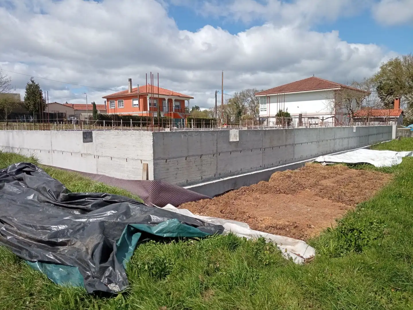 Vista exterior de Terreno en venta en Arzúa