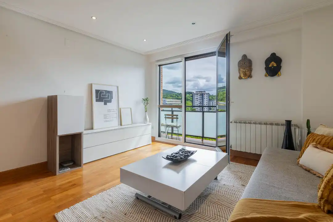 Wohnzimmer von Wohnung zum Verkauf in Pasaia mit Heizung und Terrasse