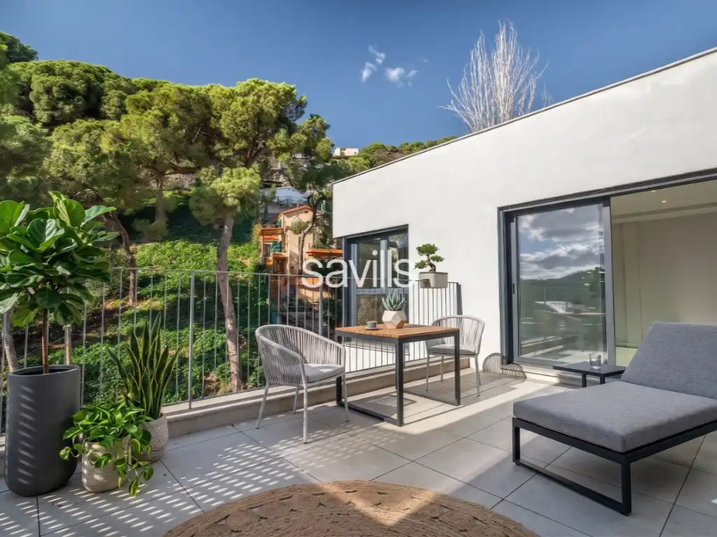 Terraza de Casa o chalet de alquiler en Barcelona con Aire acondicionado, Jardín privado y Terraza