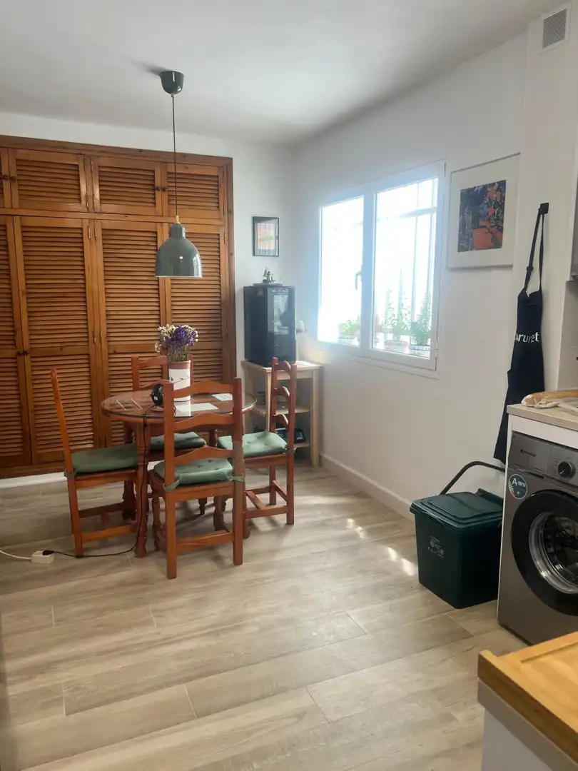 Dining room of Flat for rent in Ronda  with Furnished