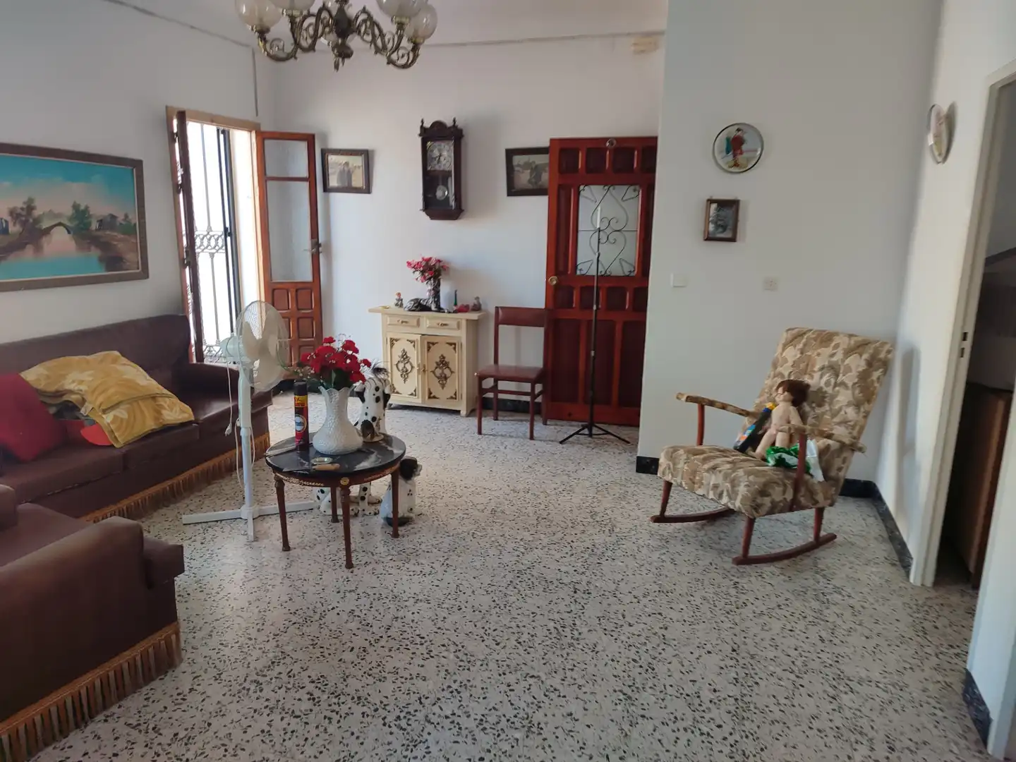 Sala de estar de Casa o chalet en venta en Utrera con Aire acondicionado, Terraza y Amueblado