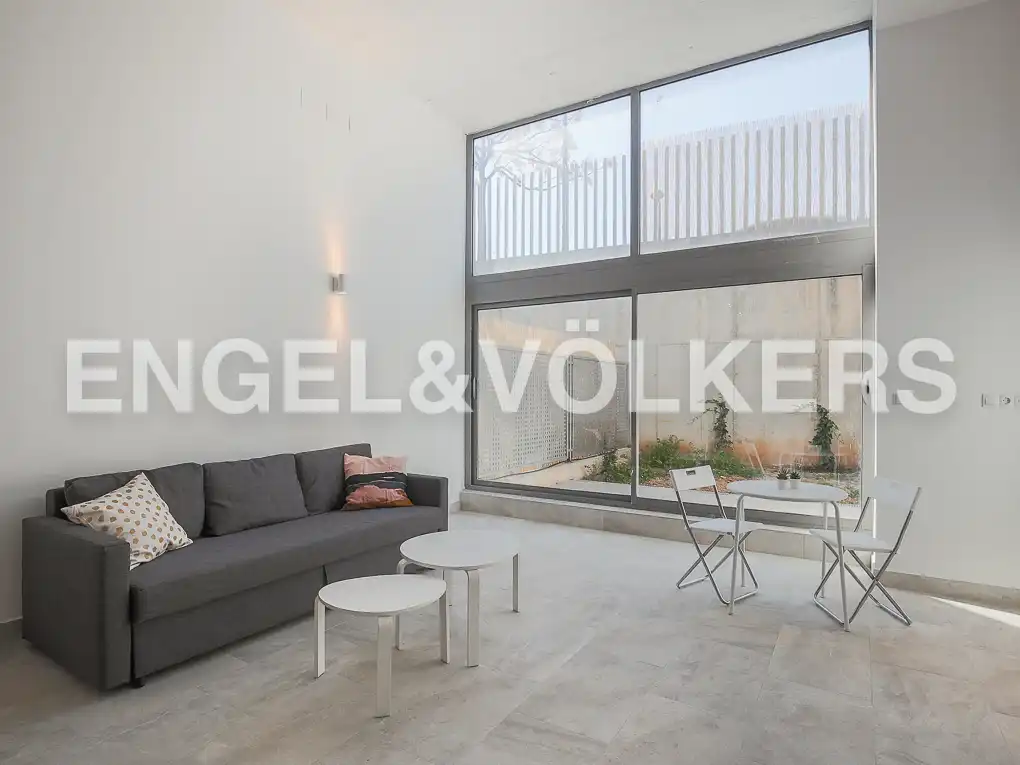 Wohnzimmer von Loft zur Miete in Valencia mit Klimaanlage, Heizung und Privatgarten