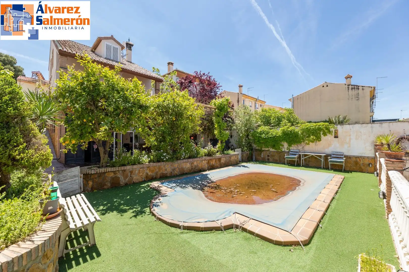 Jardín de Casa o chalet en venta en Monachil con Aire acondicionado, Calefacción y Jardín privado