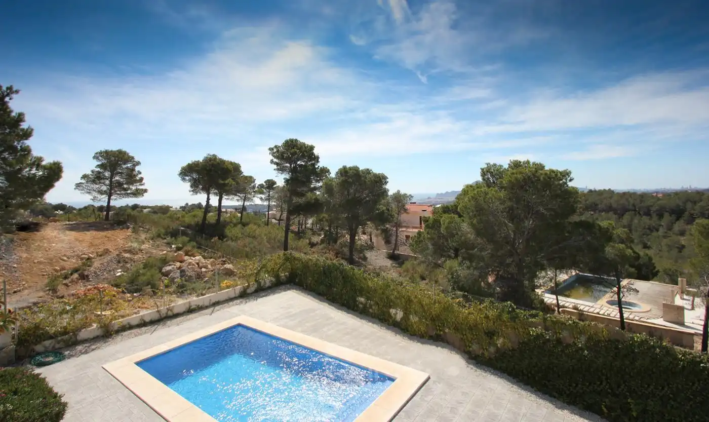 Piscina de Casa adosada de alquiler en Altea con Aire acondicionado, Calefacción y Jardín privado