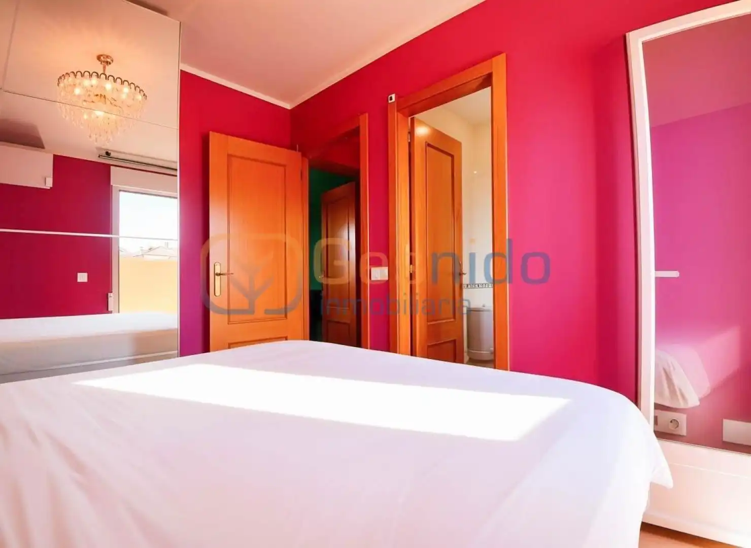 Schlafzimmer von Wohnung zum Verkauf in Espirdo mit Heizung, Parkett und Terrasse