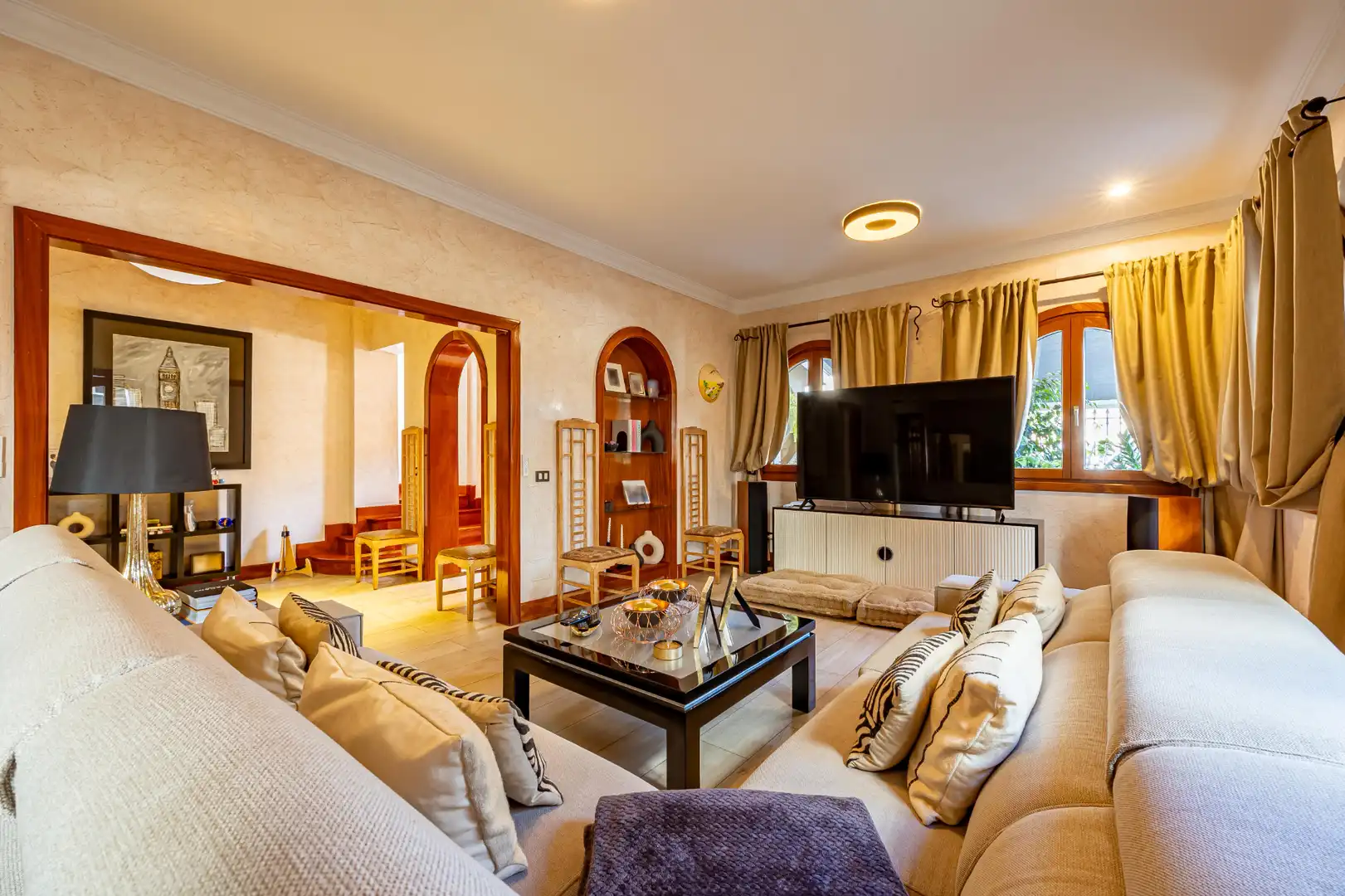 Sala d'estar de Casa o xalet en venda en Las Palmas de Gran Canaria amb Parquet, Terrassa i Traster