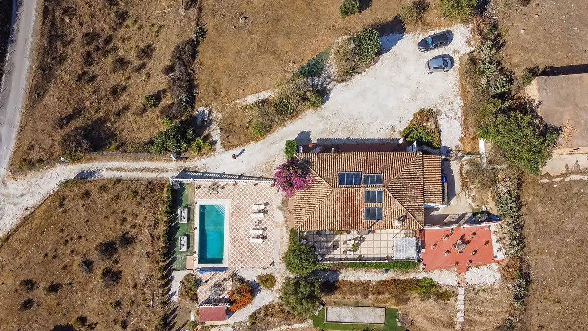 Exterior view of Houses for sale in Mijas  with Private garden, Terrace and Swimming Pool