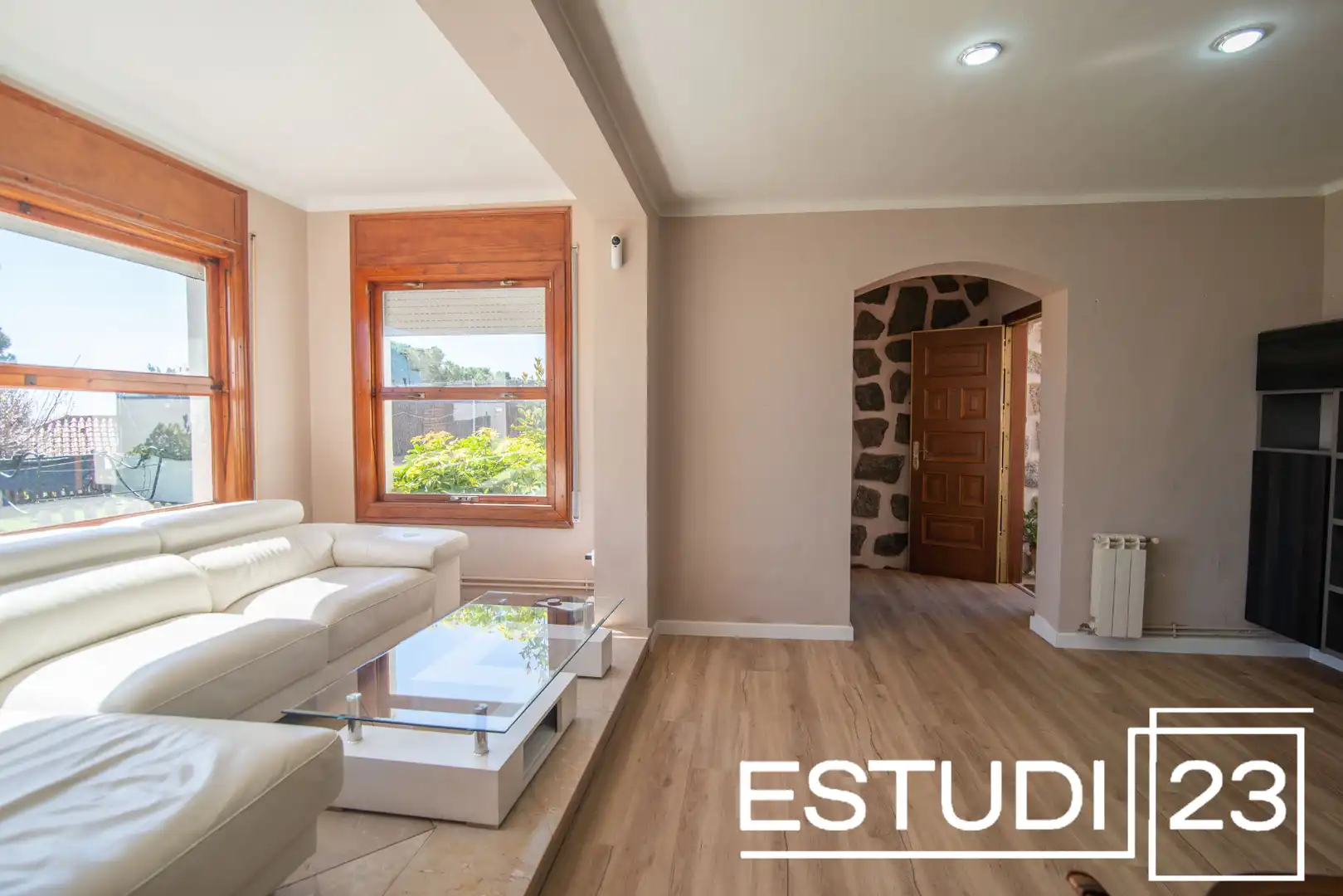 Sala de estar de Casa o chalet en venta en Vilassar de Dalt con Calefacción, Jardín privado y Terraza