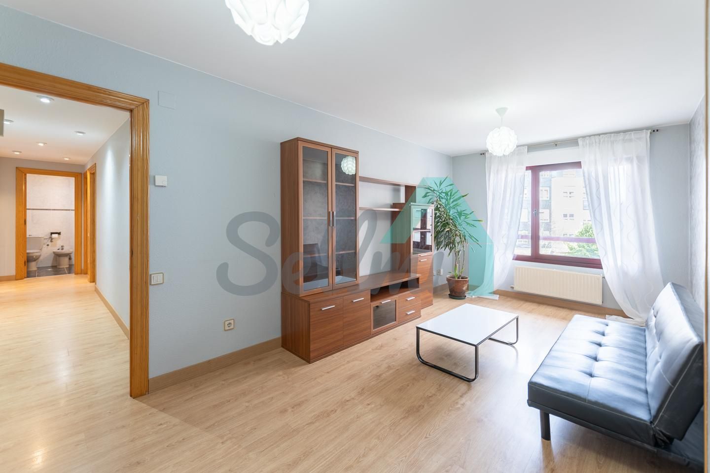Living room of Flat for sale in Siero  with Heating, Terrace and Storage room