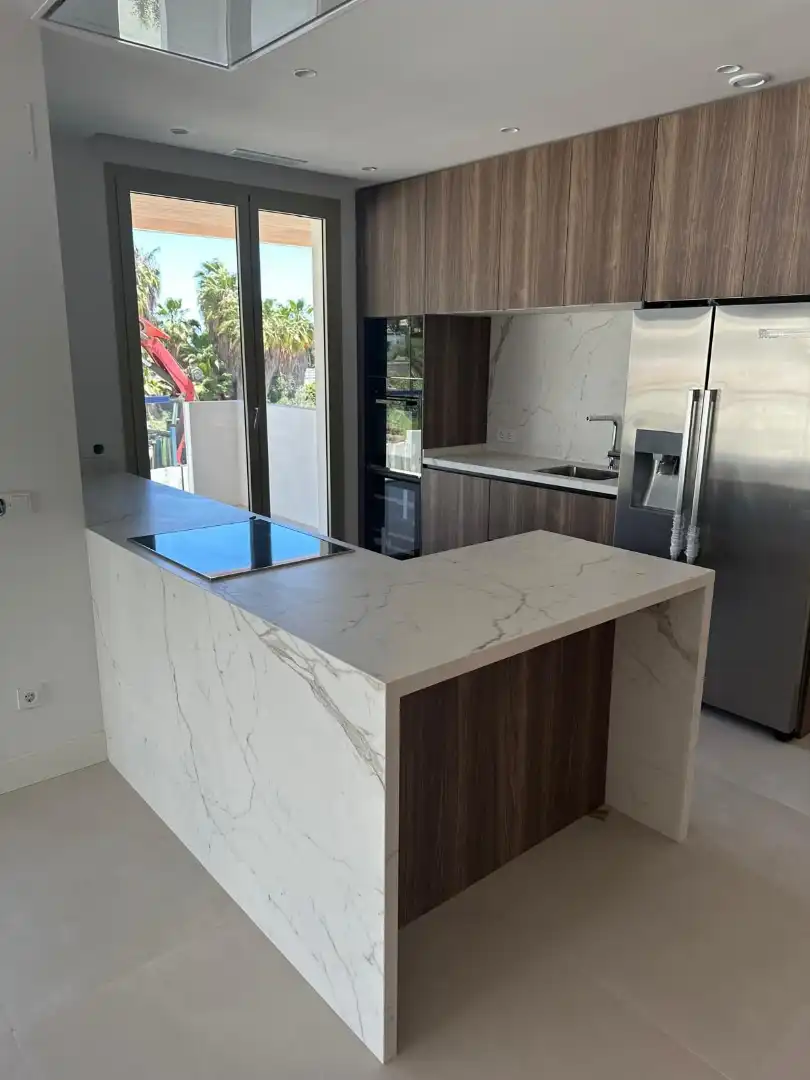 Kitchen of Flat for sale in Marbella  with Air Conditioner, Terrace and Internet