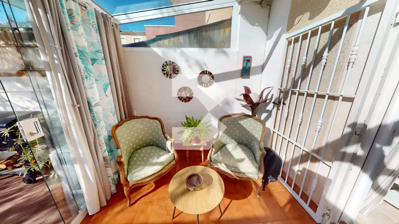 Terrassa de Casa o xalet en venda en Aigües amb Aire condicionat i Moblat