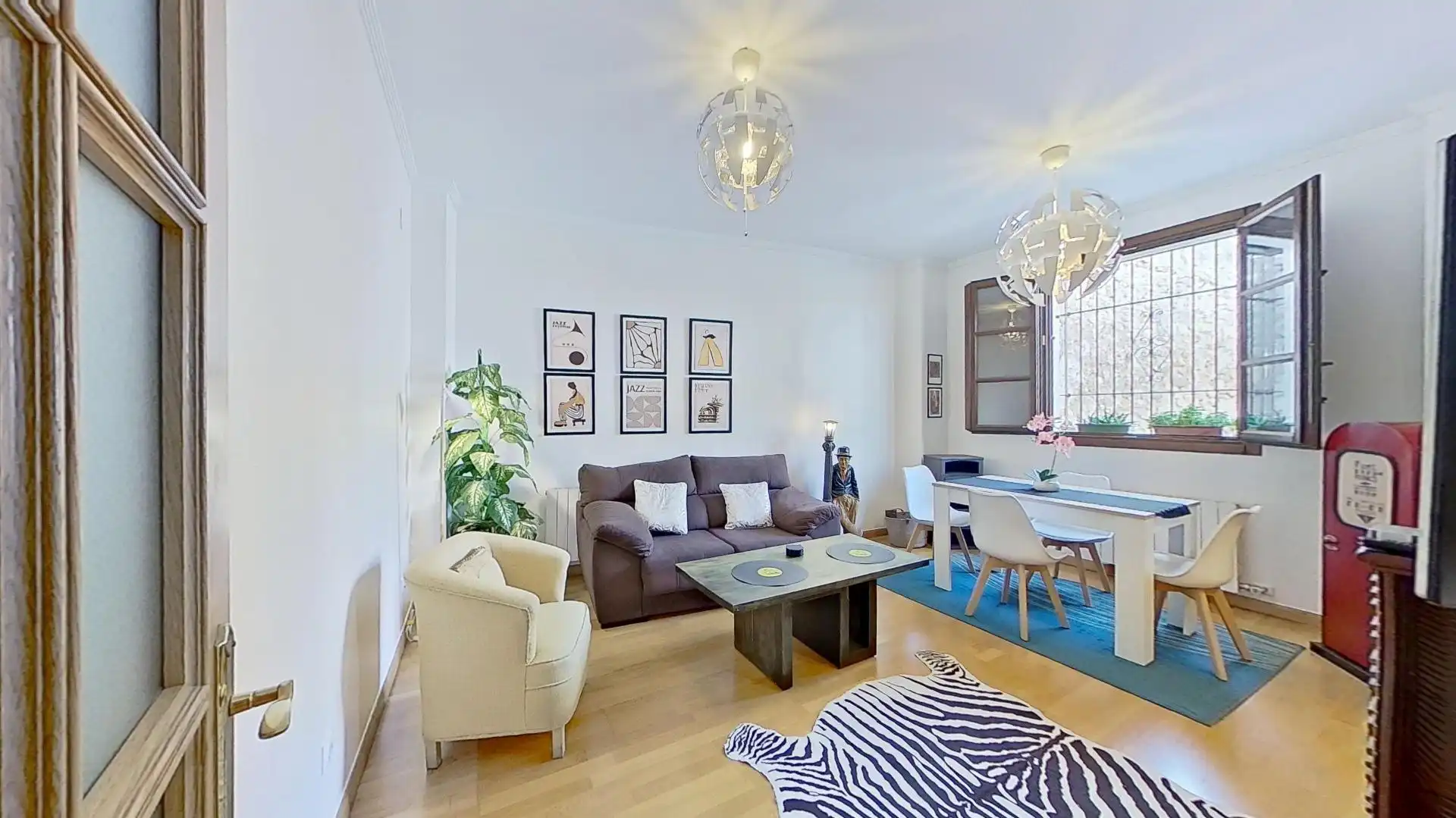 Wohnzimmer von Wohnung zur Miete in Granada mit Klimaanlage, Heizung und Möbliert