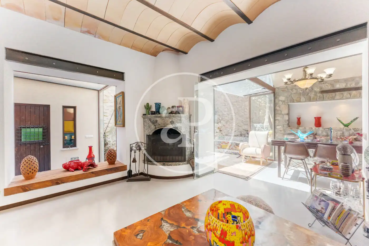 Sala de estar de Casa adosada en venta en Mancor de la Vall con Aire acondicionado, Calefacción y Jardín privado
