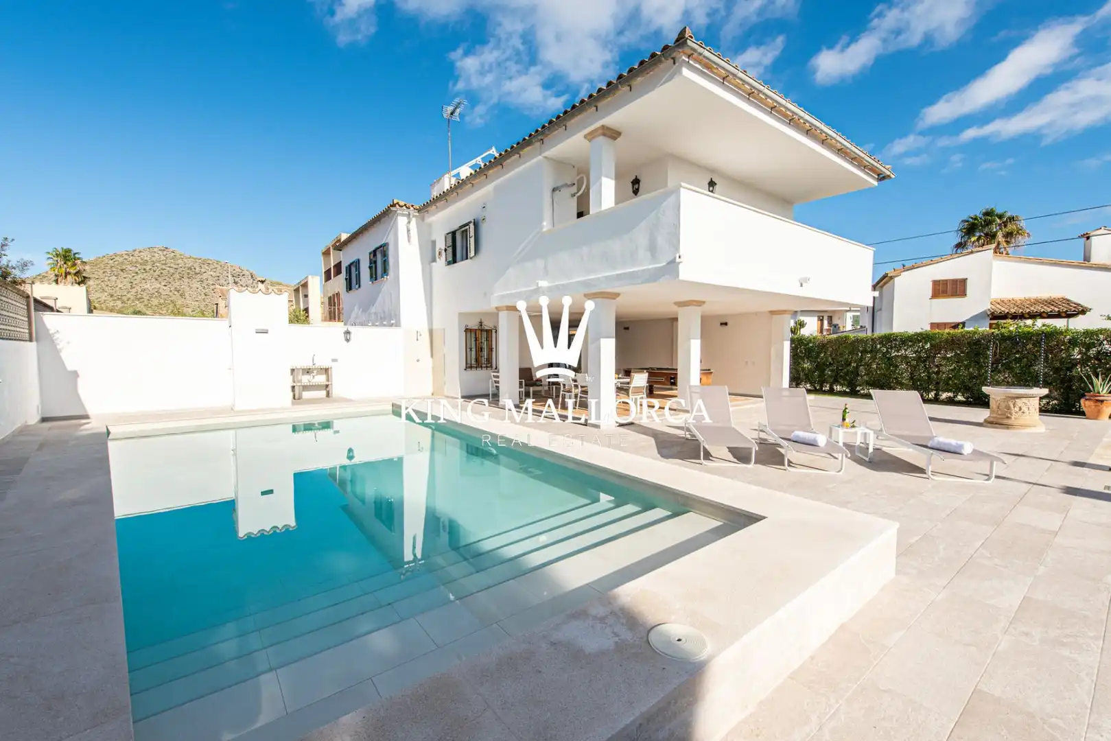 Exterior view of Houses for sale in Pollença  with Air Conditioner, Heating and Private garden