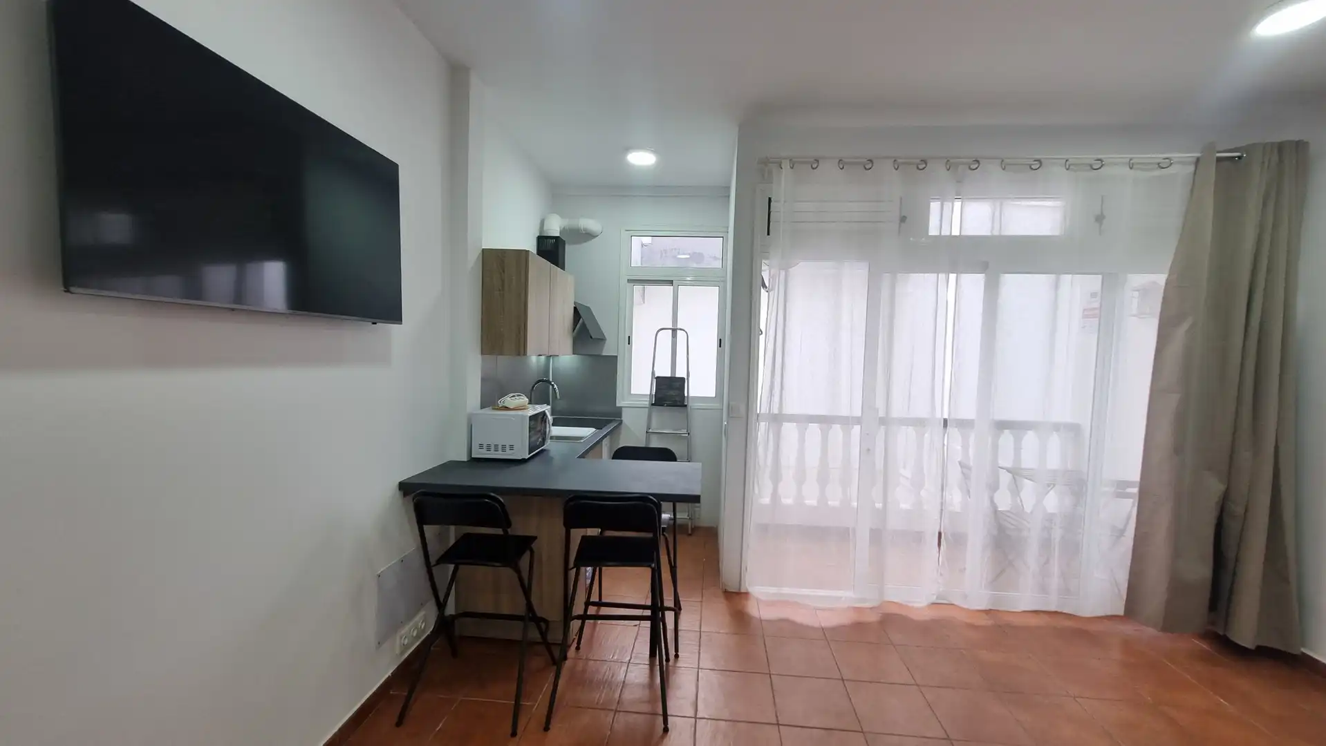 Cocina de Piso de alquiler en Puerto de la Cruz con Amueblado y Balcón