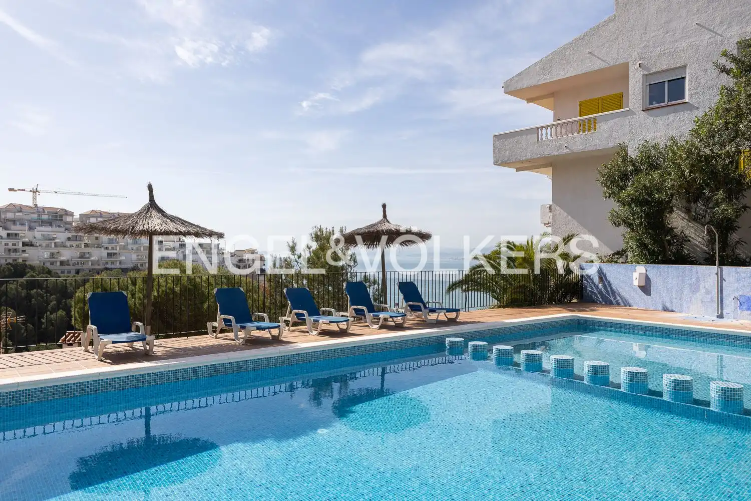 Piscina de Ático de alquiler en Cullera con Aire acondicionado, Calefacción y Parquet