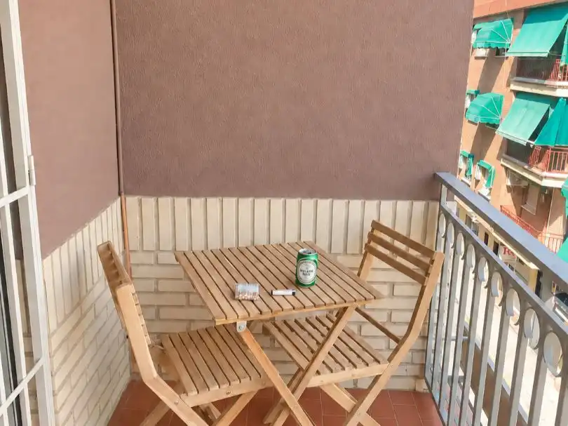 Balcony of Flat for rent in Jaén  with Air Conditioner, Terrace and Furnished