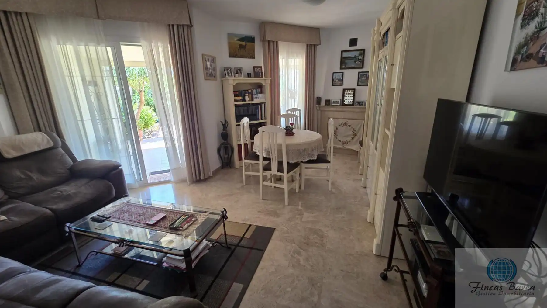 Menjador de Casa o xalet en venda en Mijas amb Aire condicionat, Terrassa i Traster