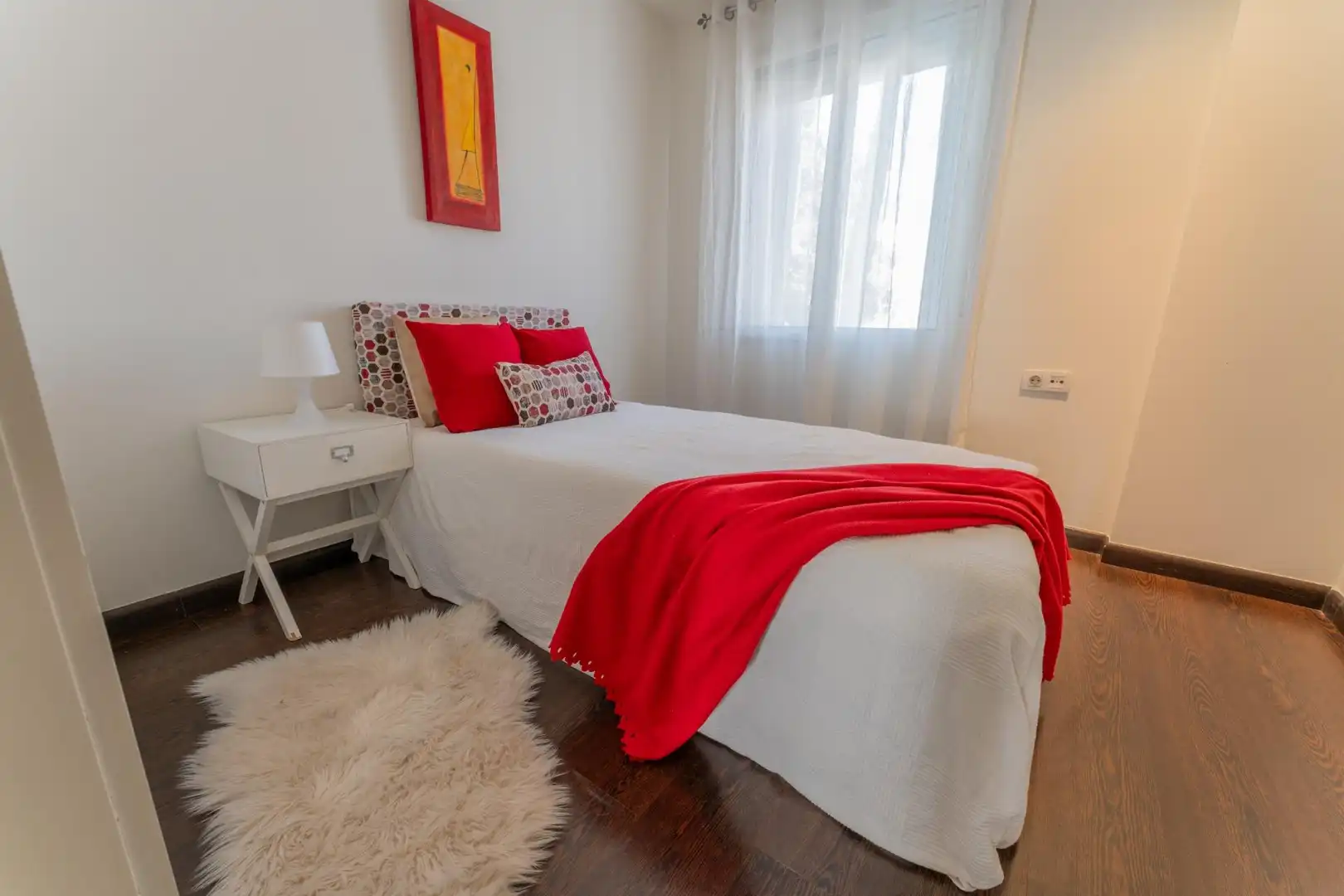 Schlafzimmer von Wohnung zum Verkauf in Elche / Elx mit Klimaanlage und Balkon