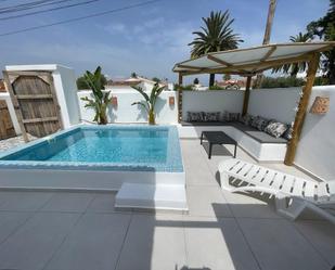 Swimming pool of Single-family semi-detached to rent in Dénia  with Air Conditioner, Heating and Private garden