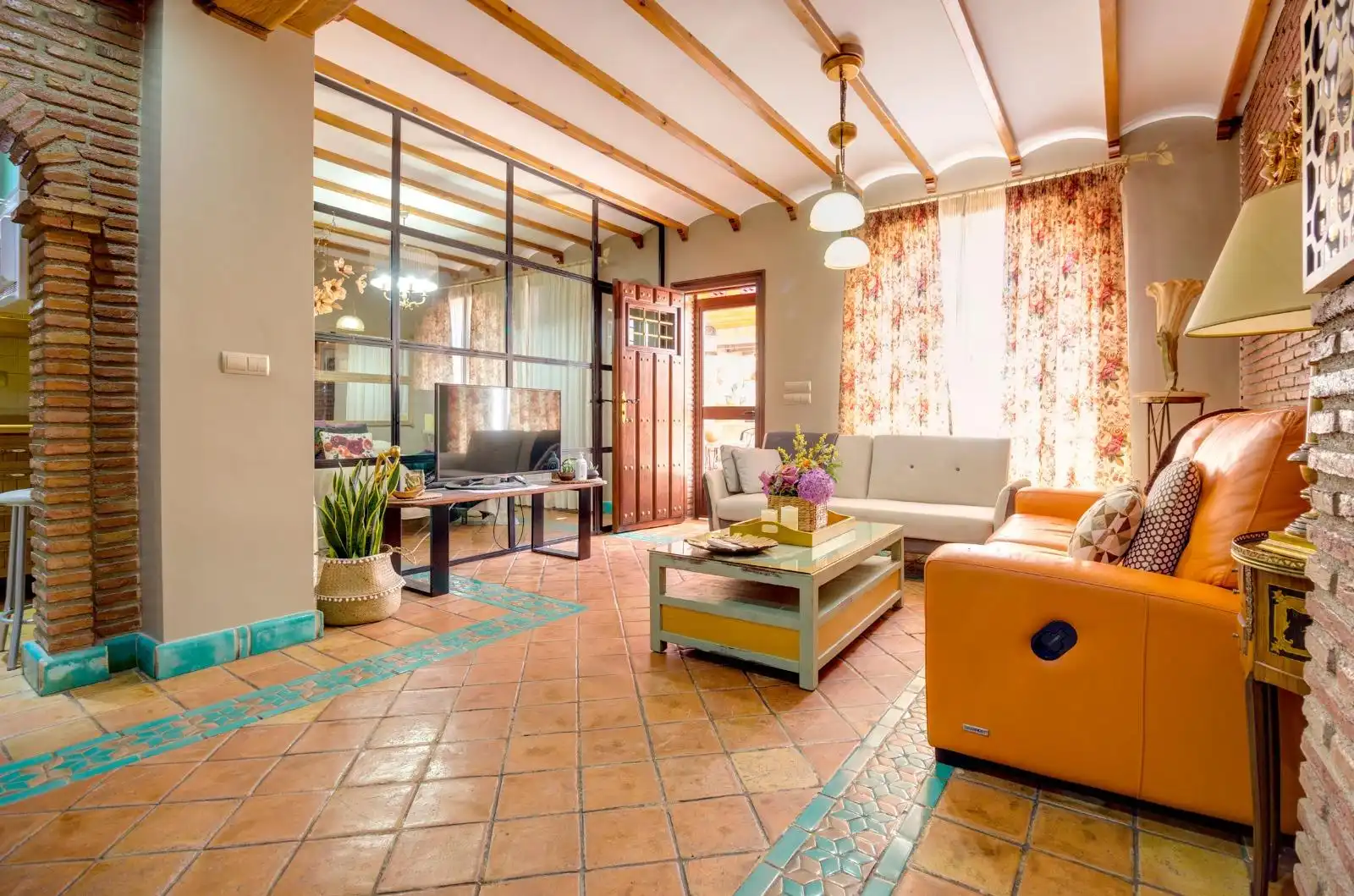 Sala de estar de Casa o chalet de alquiler en Padul con Calefacción, Jardín privado y Terraza