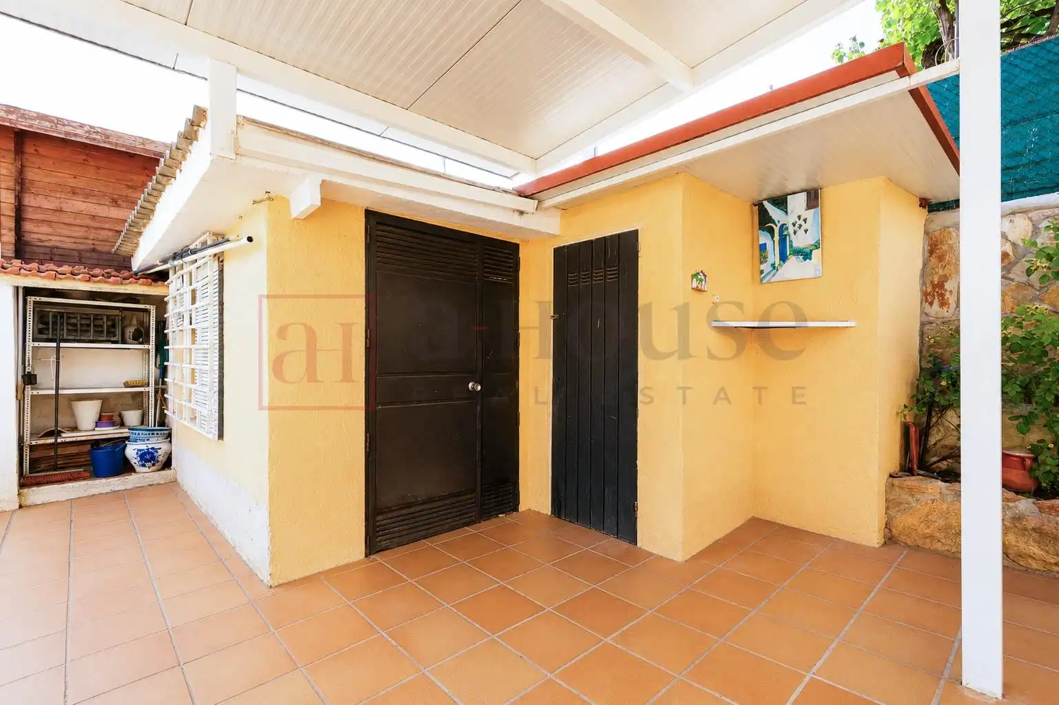Exterior view of Houses for sale in Móstoles  with Air Conditioner, Heating and Private garden