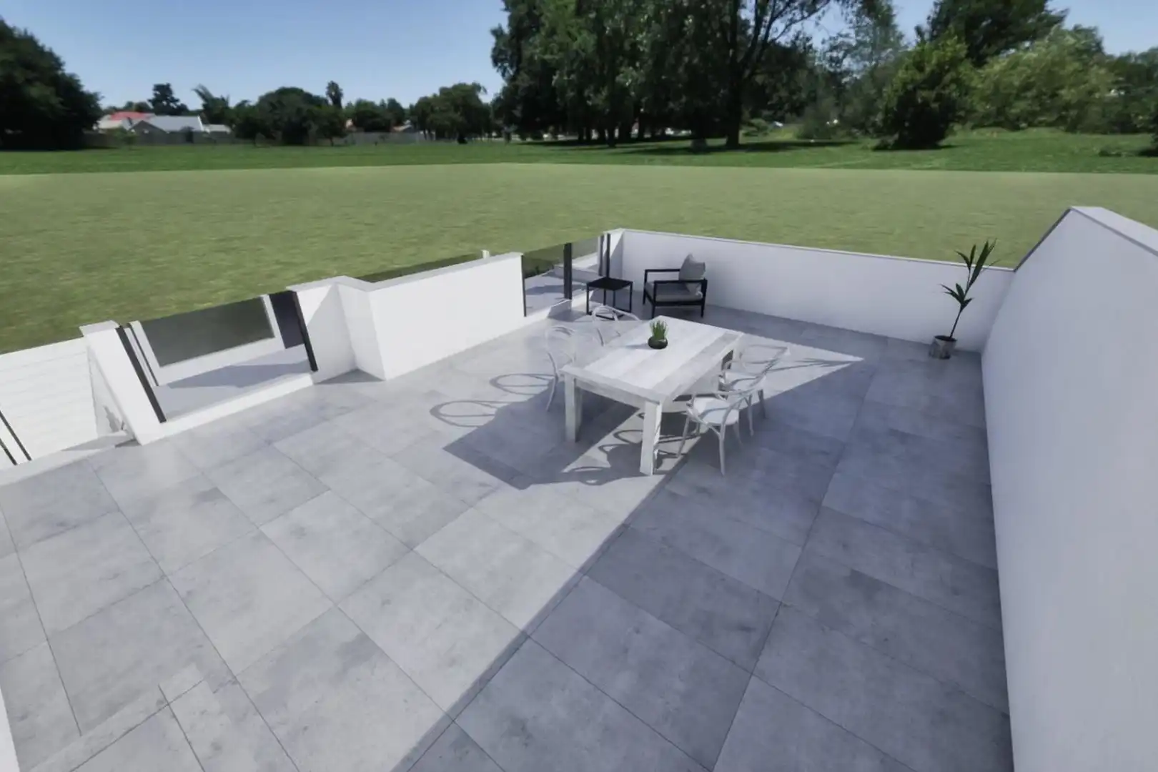 Terrasse von Einfamilien-Reihenhaus zum Verkauf in Torre-Pacheco