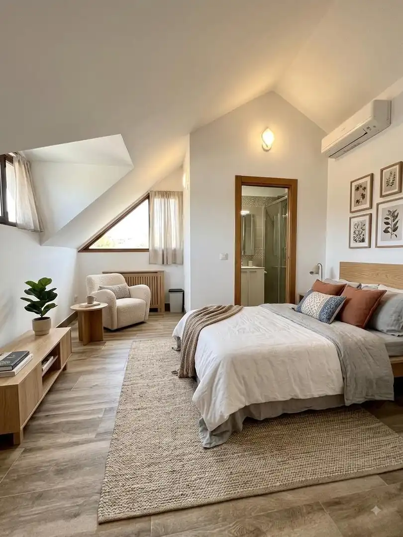 Bedroom of Detached homes for sale in Las Rozas de Madrid  with Air Conditioner, Heating and Terrace