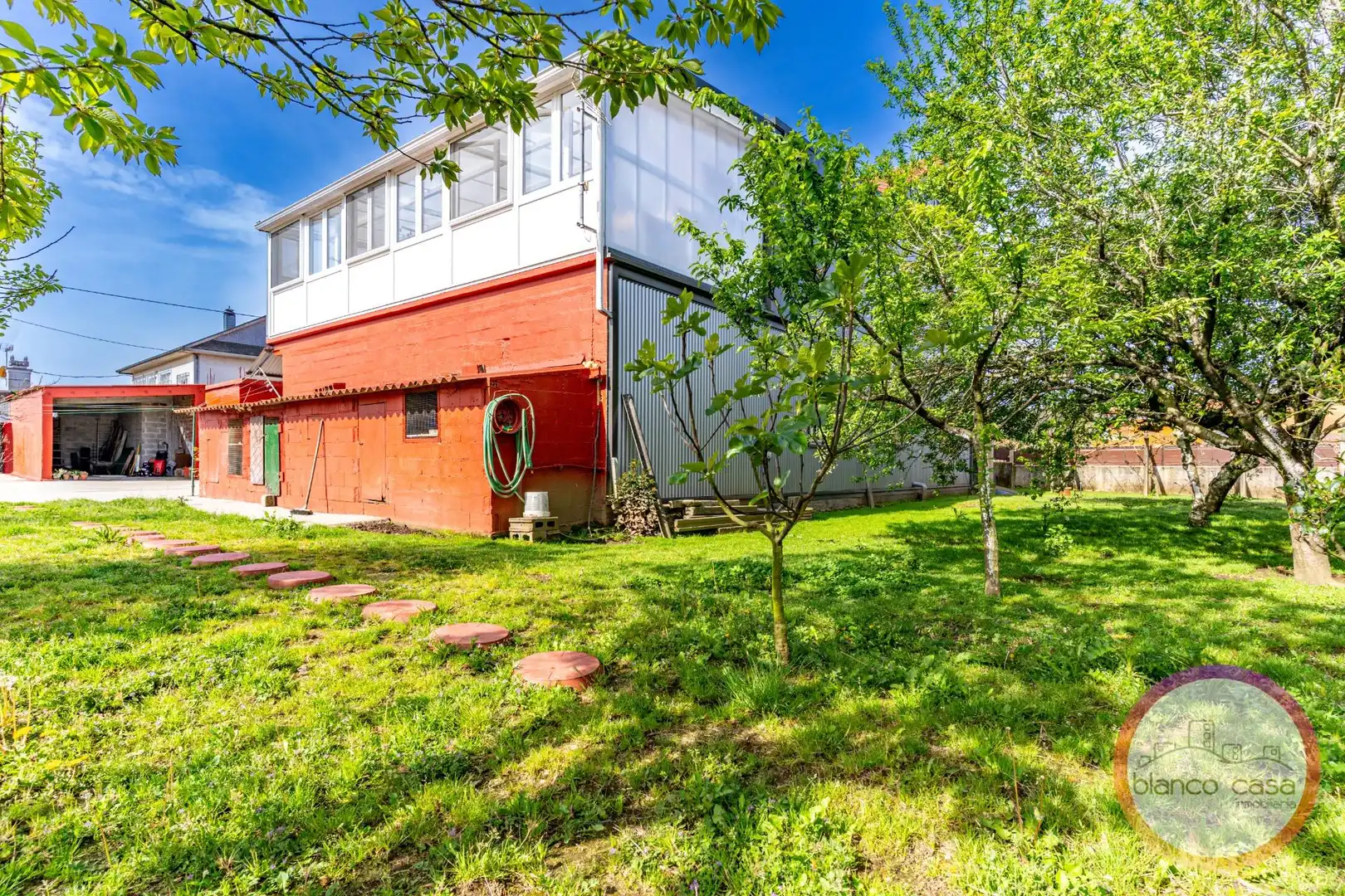 Exterior view of Houses for sale in Dumbría  with Heating, Private garden and Terrace