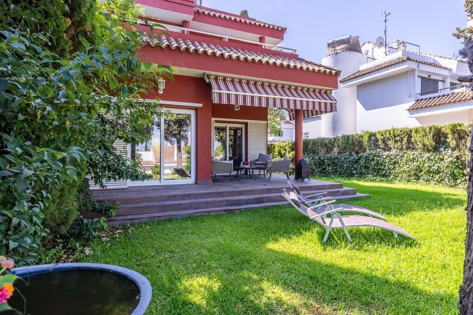 Jardí de Casa o xalet en venda en Mairena del Aljarafe amb Aire condicionat, Calefacció i Jardí privat