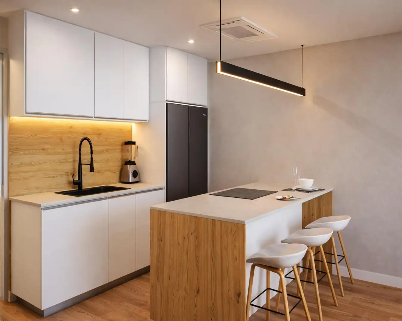 Kitchen of Flat for sale in Vilanova de Arousa  with Heating