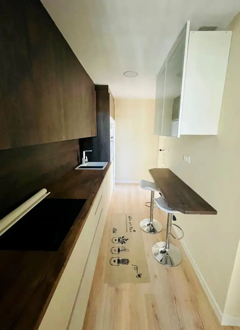 Kitchen of Flat for rent in Granada  with Air Conditioner, Heating and Parquet flooring