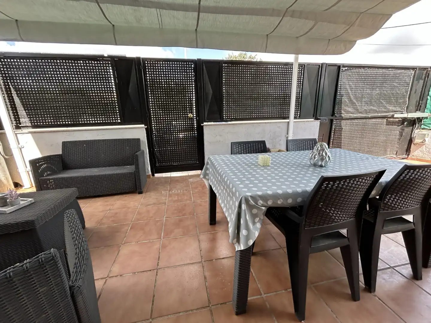 Terrassa de Casa o xalet en venda en Cartagena amb Aire condicionat, Jardí privat i Terrassa