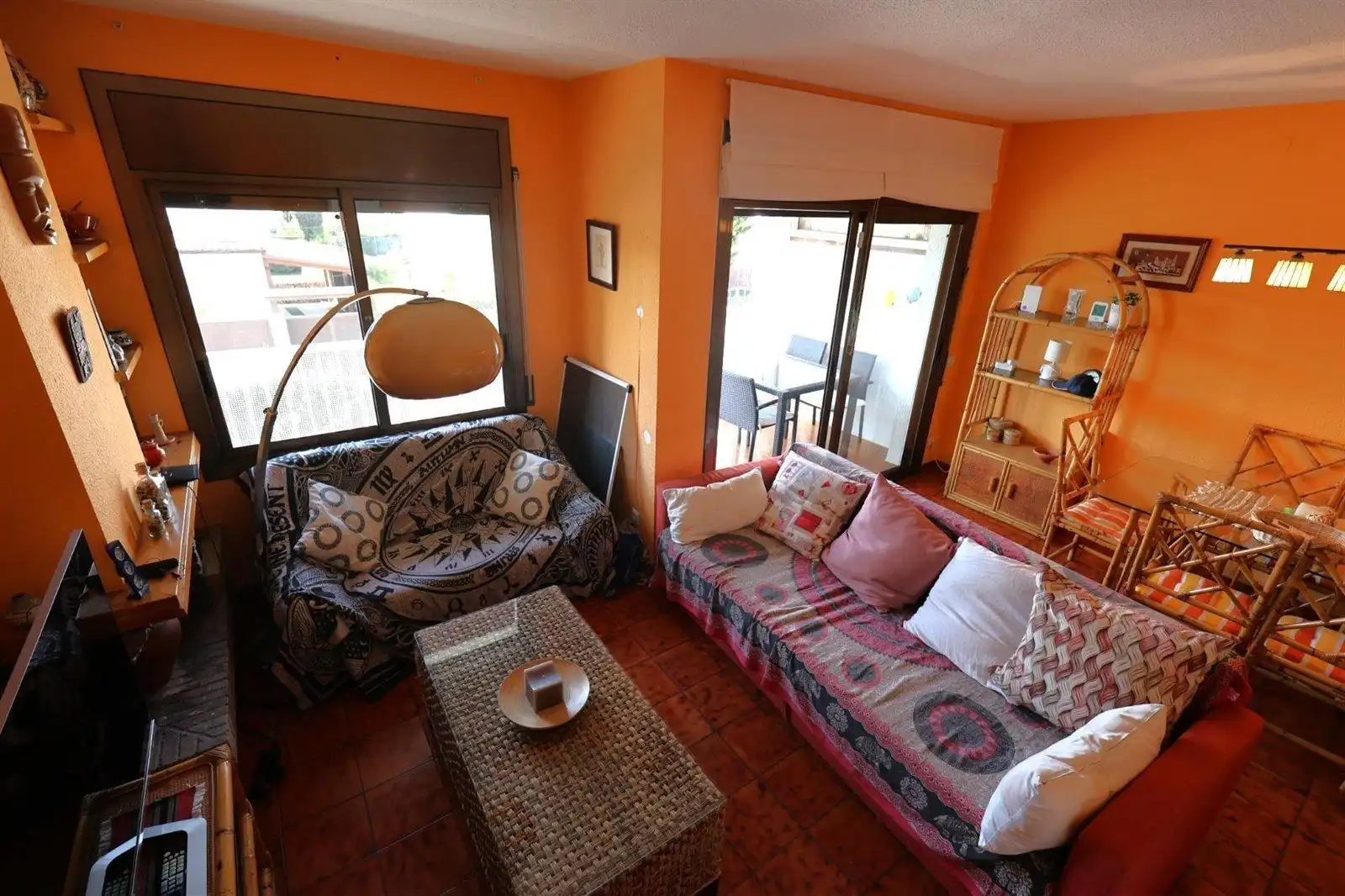 Wohnzimmer von Wohnung zum Verkauf in El Vendrell mit Klimaanlage, Heizung und Terrasse