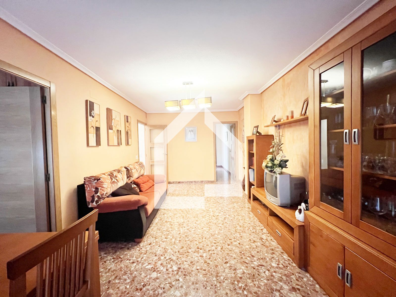 Sala d'estar de Pis en venda en San Vicente del Raspeig / Sant Vicent del Raspeig amb Terrassa i Balcó