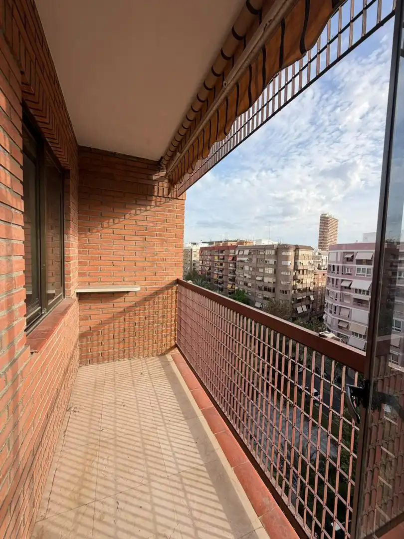 Terrasse von Wohnung zur Miete in Benalúa - Babel
